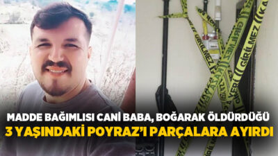 Hatay'da uyuşturucu madde etkisinde olan baba, Kurban Bayramı'nın birinci gününde