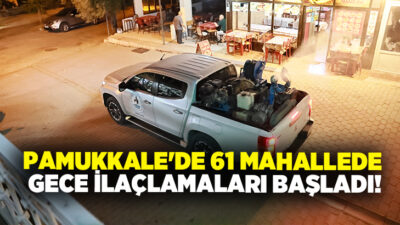 T.C. Pamukkale Belediyesi, ilçe genelinde vatandaşların rahat ve huzurlu bir