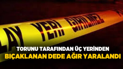 Eskişehir’de torunu tarafından üç yerinden bıçaklanan dede ağır yaralanırken, 21