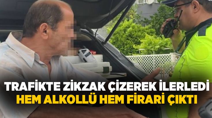 Aydın’ın Nazilli ilçesinde trafikte zikzaklar çizerek ilerleyen elektrikli motosiklet sürücüsü