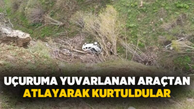 Van’ın Çatak ilçesinde kontrolden çıkarak uçuruma yuvarlanan otomobilde bulunan 5
