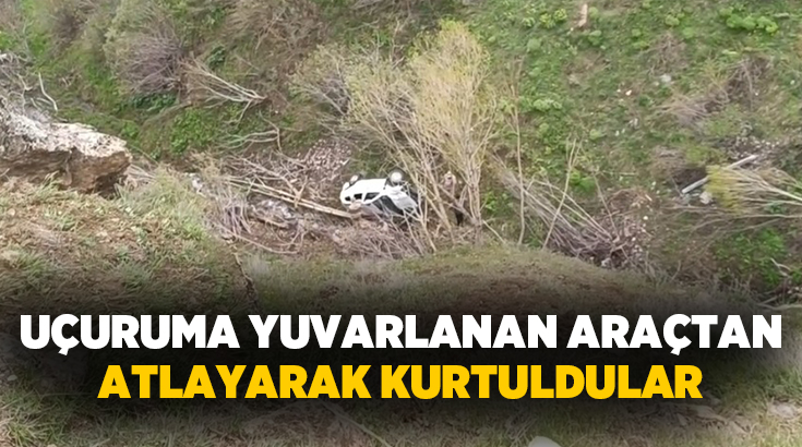 Van’ın Çatak ilçesinde kontrolden çıkarak uçuruma yuvarlanan otomobilde bulunan 5