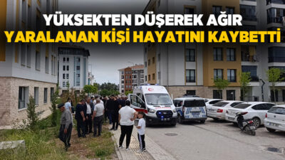 Adıyaman’da 3’üncü kattaki evinin penceresinden düşerek ağır yaralanan kişi hayatını