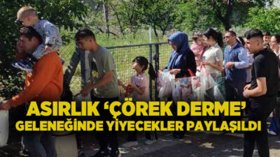 Denizli’nin Serinhisar ilçesine bağlı Yüreğil Mahallesi’nde yüz yıllardır sürdürülen "Çörek