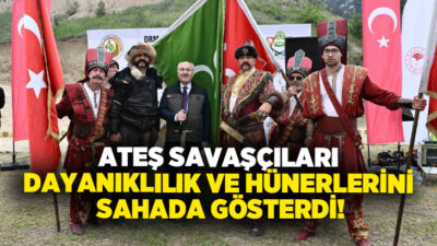 Denizli’de düzenlenen Türkiye Ormancılık Yarışmalarının bölgesel etabında Muğla ekibi birinci