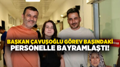 Denizli Büyükşehir Belediye Başkanı Bülent Nuri Çavuşoğlu, Kurban Bayramı’nda görev