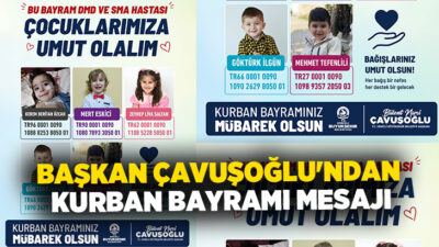 Denizli Büyükşehir Belediye Başkanı Bülent Nuri Çavuşoğlu, Kurban Bayramı dolayısıyla