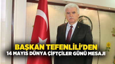 Denizli Ticaret Borsası Yönetim Kurulu Başkanı İbrahim Tefenlili, Dünya Çiftçiler