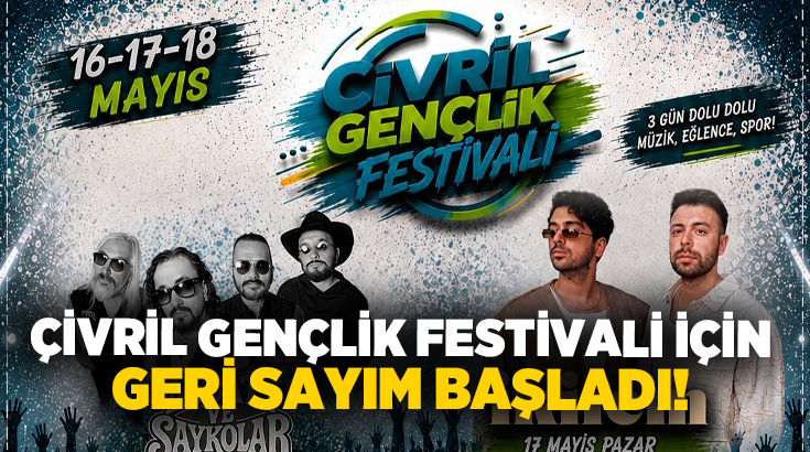 Çivril Belediyesi tarafından 16-17-18 Mayıs tarihleri arasında ilçede Çivril Gençlik