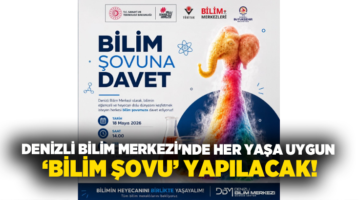Denizli Büyükşehir Belediyesi bünyesinde faaliyet gösteren Denizli Bilim Merkezi, çocukları