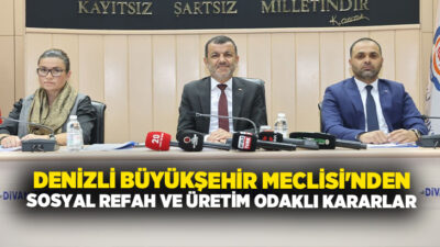 Denizli Büyükşehir Belediye Meclisi, Mayıs ayı olağan toplantısını gerçekleştirdi. Başkan