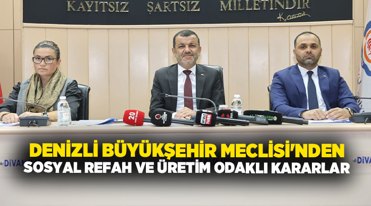 Denizli Büyükşehir Belediye Meclisi, Mayıs ayı olağan toplantısını gerçekleştirdi. Başkan