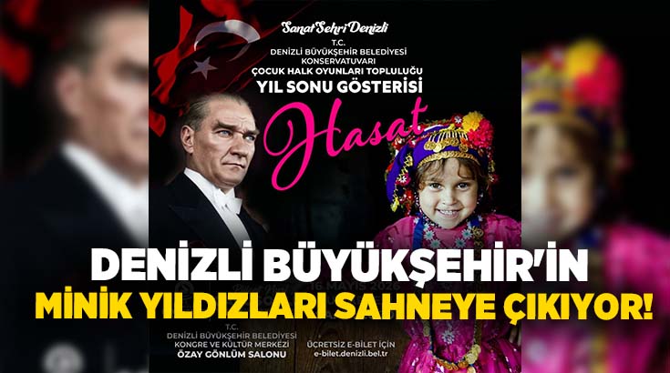 Denizli Büyükşehir Belediyesi Konservatuvarı Çocuk Halk Oyunları Topluluğu, uzun süren