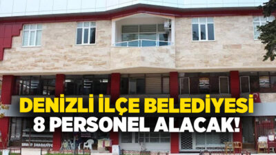 Çal’da Yeşil Çal A.Ş ve Çal Belediyesi bünyesinde toplam 8