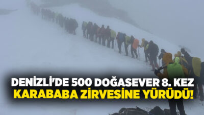 Denizli’de doğa ve macera tutkunlarını bir araya getiren geleneksel 8.