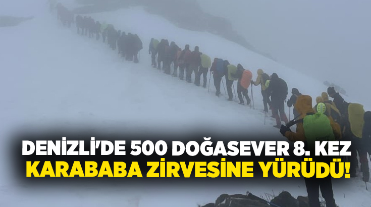 Denizli’de doğa ve macera tutkunlarını bir araya getiren geleneksel 8.