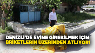 Denizli’de belediyenin asfalt döküp kaldırım yaptığı yolu "tapulu arazim" diyerek