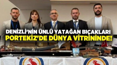 Portekiz’de düzenlenen 5. Dünya Bıçakçılık Başkentleri Buluşması’na Denizli damga vurdu.