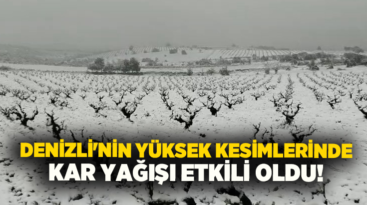 Denizli’de geçtiğimiz hafta mevsim normalleri üzerine çıkan hava sıcaklıkları yerini