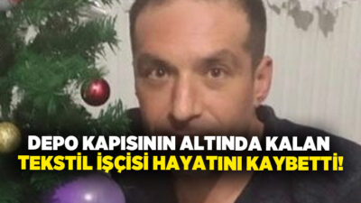 Denizli’nin Çardak ilçesinde bir tekstil fabrikasında meydana gelen iş kazasında,