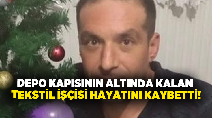 Denizli’nin Çardak ilçesinde bir tekstil fabrikasında meydana gelen iş kazasında,