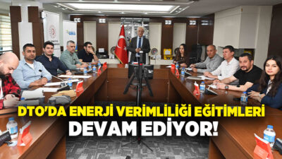 Denizli Ticaret Odası (DTO) tarafından yürütülen enerji verimliliği çalışmaları kapsamında