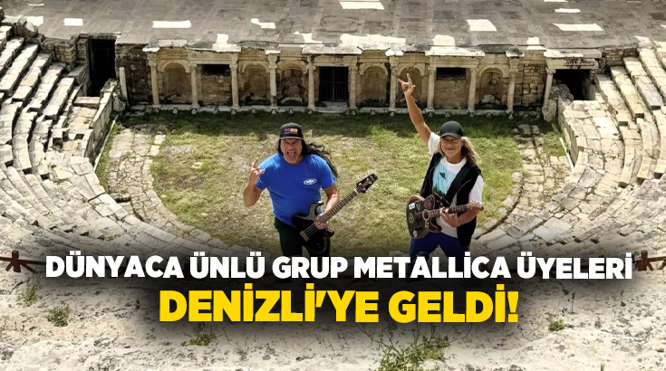 Metallica’nın efsane isimleri Kirk Hammett ve Robert Trujillo aileleriyle birlikte