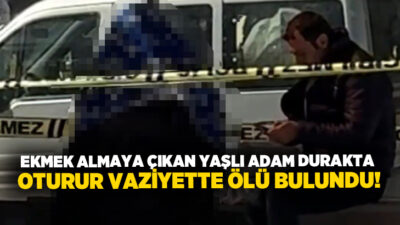 Elazığ'da sabah saatlerinde ekmek almak için evden çıkan yaşlı bir