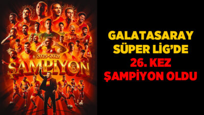 Galatasaray, Trendyol Süper Lig’i üst üste 4, toplamda da 26.