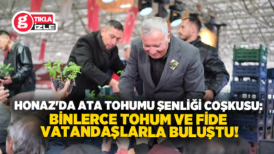 Honaz Belediyesi tarafından düzenlenen Ata Tohumu Takas Şenliği, yoğun katılım