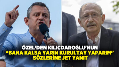 CHP Genel Başkanı Özgür Özel, Kemal Kılıçdaroğlu’nun kurultay açıklamalarına yanıt