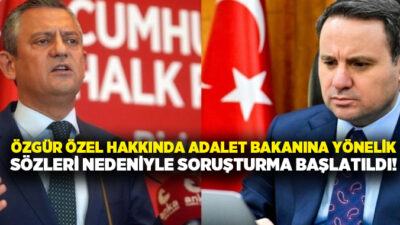 Bakırköy Cumhuriyet Başsavcılığı’nca, Cumhuriyet Halk Partisi (CHP) Genel Başkanı Özgür