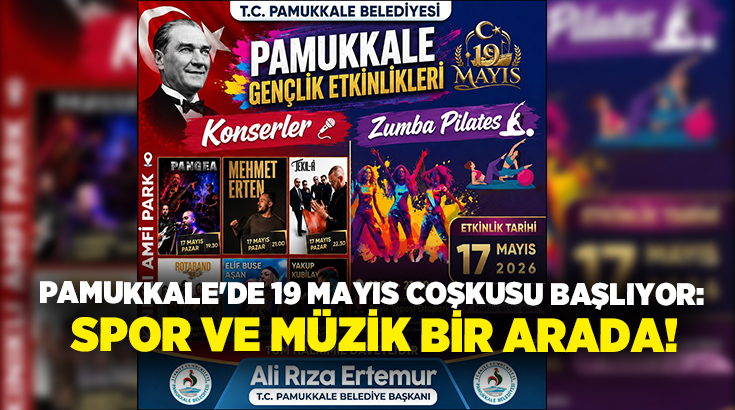 T.C. Pamukkale Belediyesi, 19 Mayıs Atatürk’ü Anma, Gençlik ve Spor