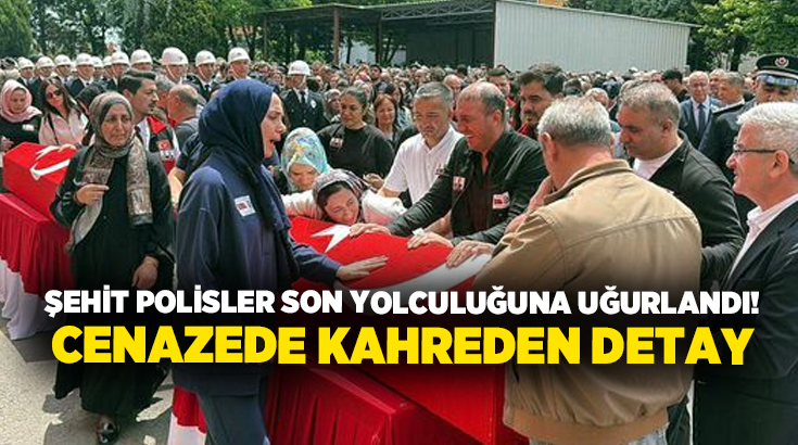 Tekirdağ’ın Çorlu ilçesinde uğradıkları saldırı sonucu şehit olan polis memurları