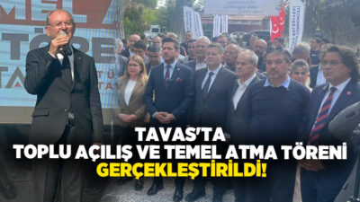 Tavas Belediyesi tarafından hayata geçirilen sosyal tesis ve projelerin toplu