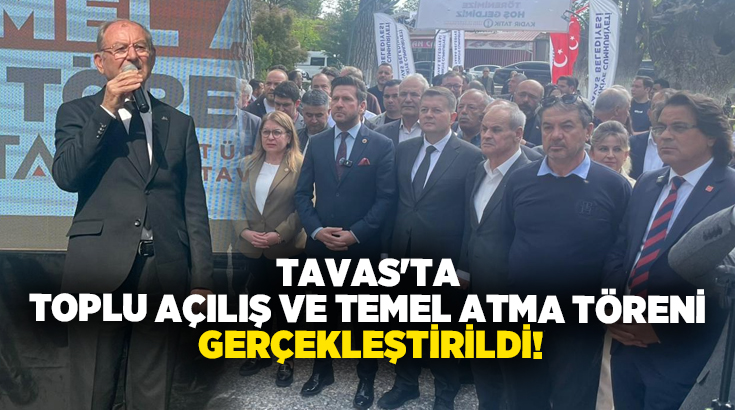 Tavas Belediyesi tarafından hayata geçirilen sosyal tesis ve projelerin toplu