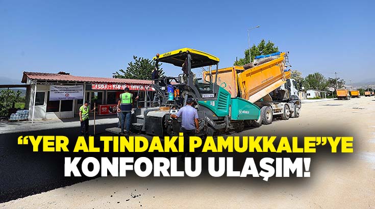 Denizli Büyükşehir Belediyesi, “yer altındaki Pamukkale” olarak bilinen Kaklık Mağarası’na