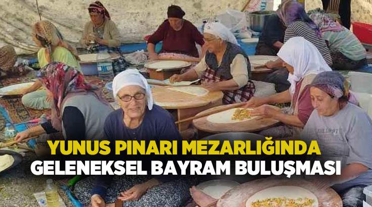 Denizli’nin Çameli ilçesinde bulunan Yunus Pınarı Mezarlığında mahalle halkının katkılarıyla