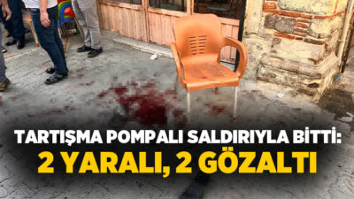  Manisa'nın Kula ilçesinde aralarında husumet bulunan iki kişi arasında çıkan