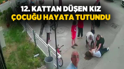 Adana’da apartmanın 12. katından düşen 14 yaşındaki kız çocuğu yaralandı.