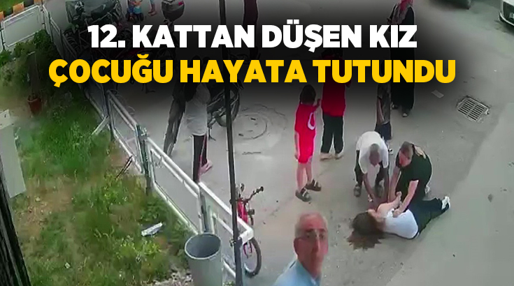 Adana’da apartmanın 12. katından düşen 14 yaşındaki kız çocuğu yaralandı.