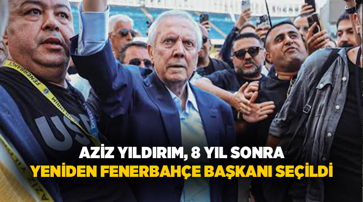 Fenerbahçe Olağanüstü Seçimli Genel Kurul Toplantısı’nda Aziz Yıldırım, 8 yıl