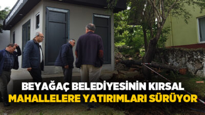 Beyağaç ilçesine bağlı Uzunoluk Mahallesi'nde yapımı tamamlanan sosyal tesisler hizmete
