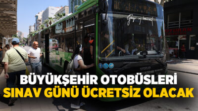Denizli Büyükşehir Belediye otobüsleri, 13 Haziran 2026 Cumartesi günü Liselere