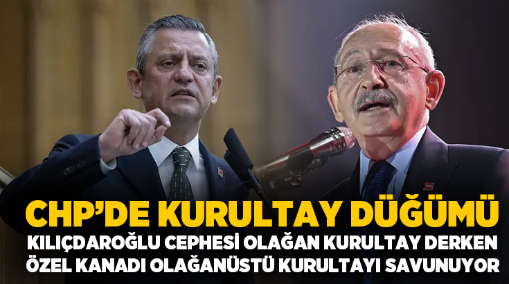 CHP’de Parti Meclisi toplantısının ardından kurultay tartışmaları yeniden gündemin ilk