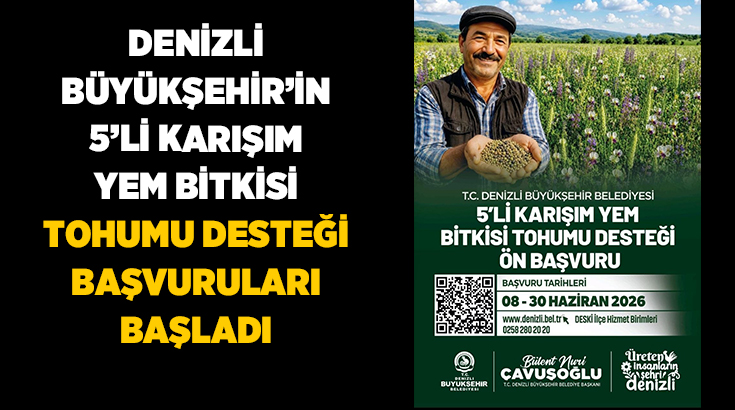 Denizli Büyükşehir Belediyesi, yerel üretimi canlandırmak, kırsal kalkınmayı desteklemek ve