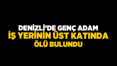 Denizli’nin Pamukkale ilçesinde 44 yaşındaki Mehmet Akyüz, iş yerinin üst