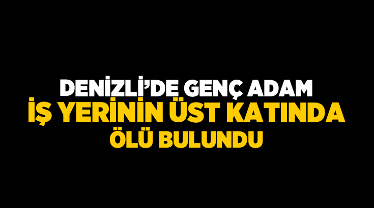 Denizli’nin Pamukkale ilçesinde 44 yaşındaki Mehmet Akyüz, iş yerinin üst