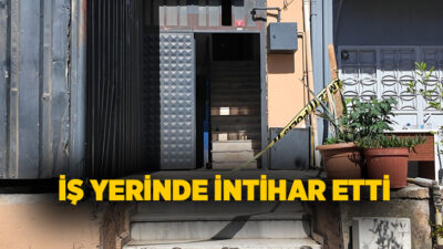 İstanbul’un Pendik ilçesinde bir iş yerinde tabancayla başına ateş eden
