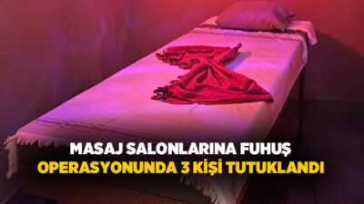  Uşak’ta iki masaj salonuna düzenlenen operasyonda fuhuşa aracılık ettikleri ve